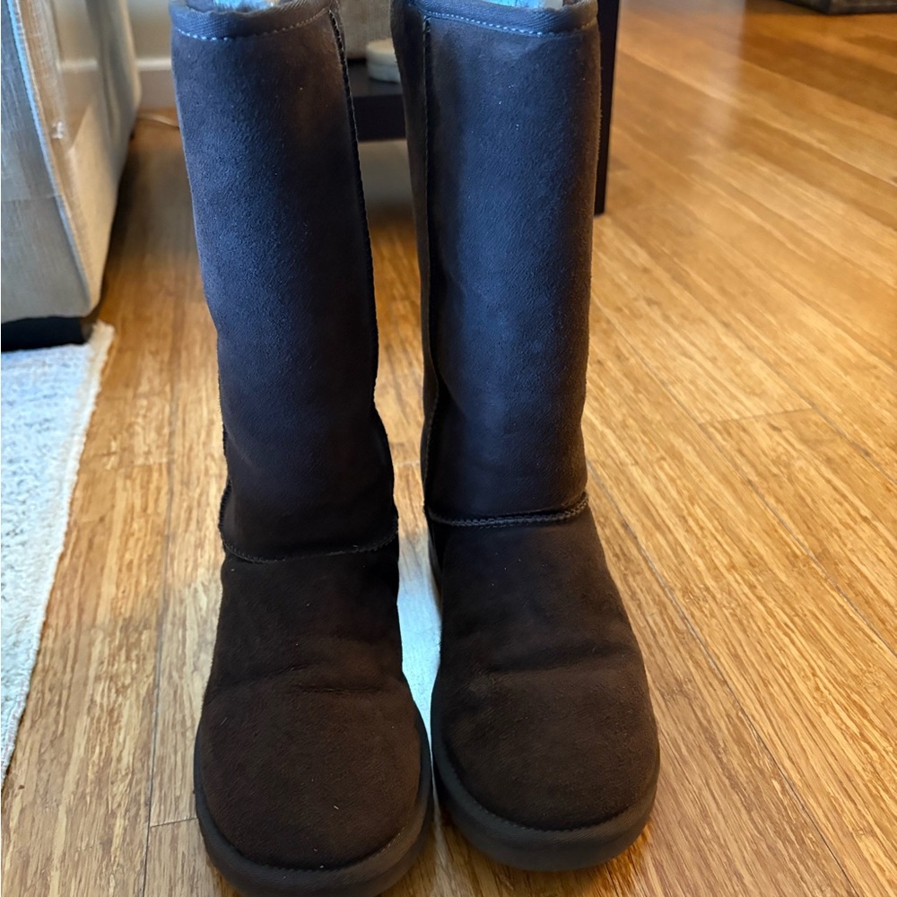 UGG Dark Brown Suede Boots